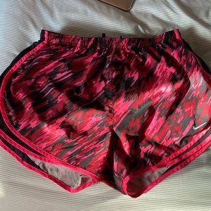 Pink Printed Nike Shorts